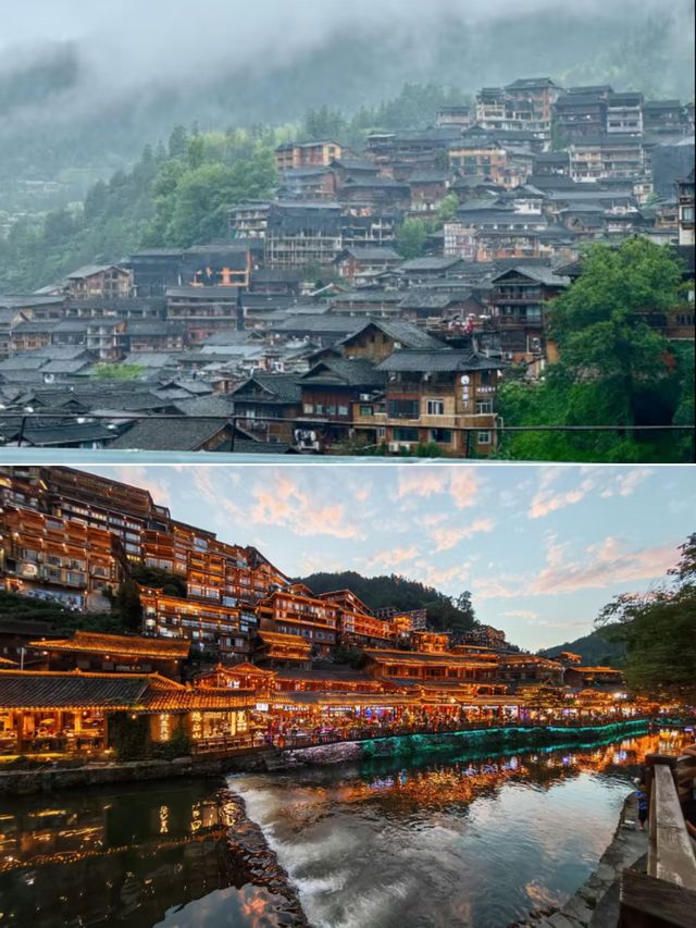 現實版千與千尋！西江苗寨夜景全攻略
