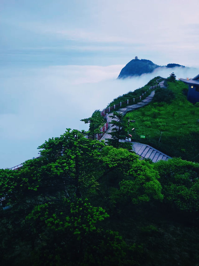 四川峨眉山·金頂｜雲海佛光，一眼入魂