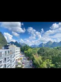 The most serene and beautiful sunset pool experience in Yangshuo