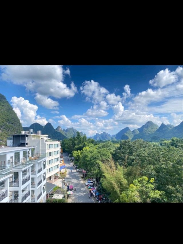 The most serene and beautiful sunset pool experience in Yangshuo