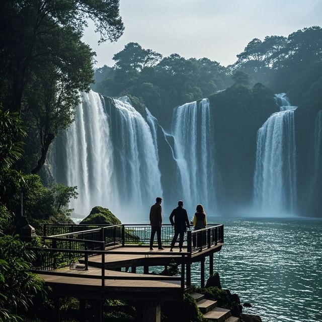 秘境瀑布徒步路線