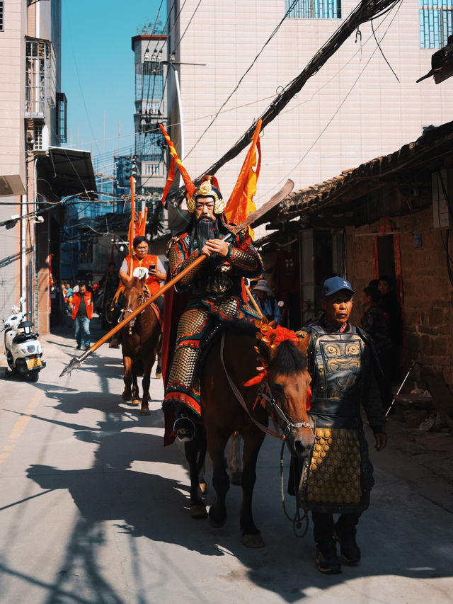 非遺龍虎宮張府王爺出巡王府馬隊