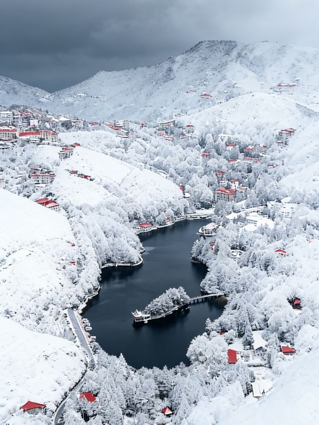 雪_山廬山_江西 雪_山廬山_江西