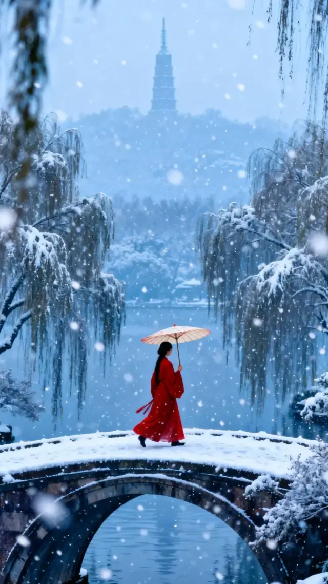 別再只知道夏天去西湖了！冬天的斷橋殘雪才是絕美