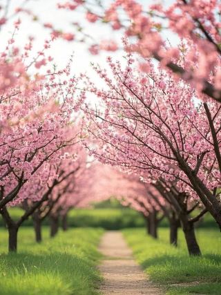 The Romantic Opening of the Sanhu Peach Blossom Garden Season
