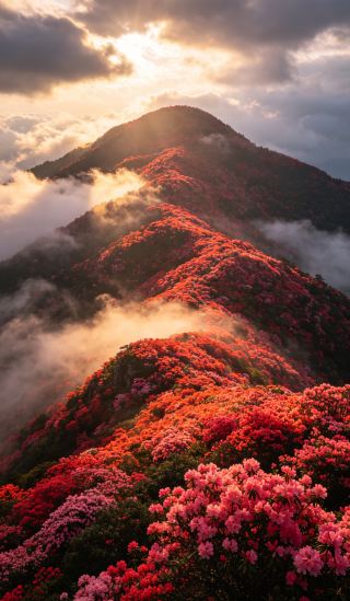 雲浮新興天露山｜春の雲上ツツジ花海2日1泊ガイド