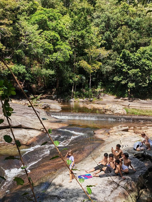 Langkawi Seven Wells Waterfall, a natural spring water park with ...