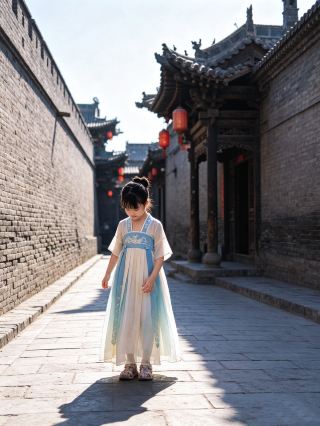 Pingyao family travel legend | coffee in the courtyard, leisurely stroll with kids through the ancient city