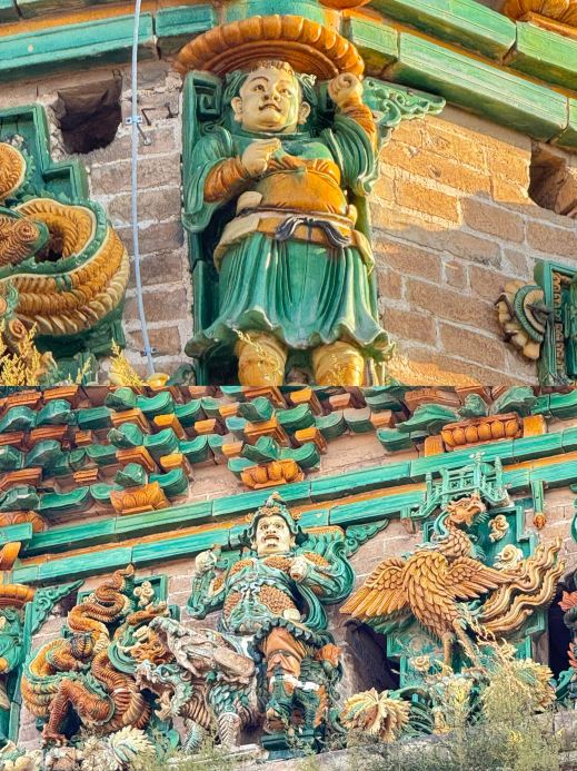 Исследование 500-летней пагоды с глазурованной плиткой: невероятные краски древней архитектуры провинции Шаньси
