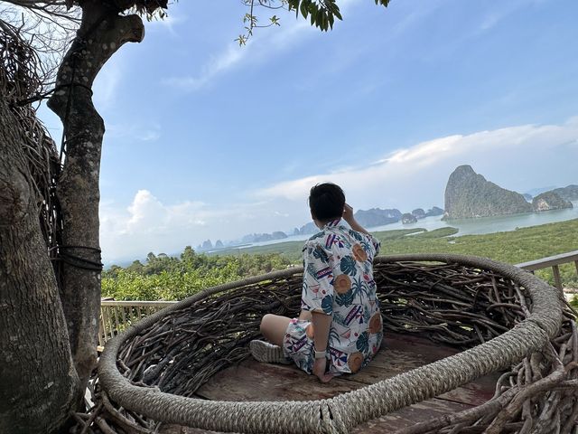 人生必去絕世美景之一 「Bay View Cafe」 泰國攀牙