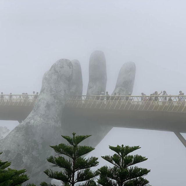 🕊️有如🐒悟空在佛祖掌心🤚的越南巴拿山佛手橋|🎍