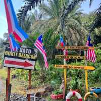 Hiking at Bukit Belacon Lahad Datu