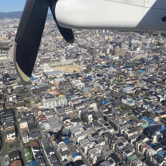 ANA546プロペラ機DHC8-Q400搭乗記