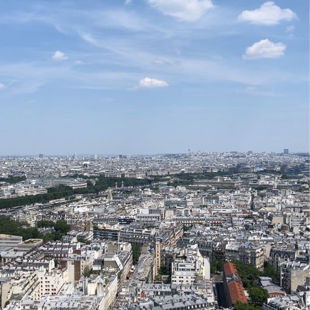 Amazing view from Eiffel Tower