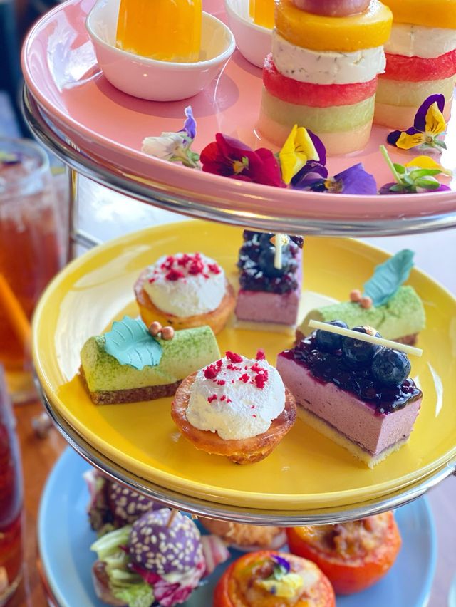 灣景國際酒店🎨全新🎨繽紛tea set☕️