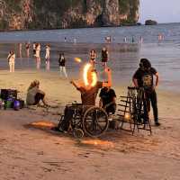 Ao Nang Beach: Sunset with a Show