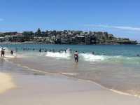 Beautiful day in white sand Bondi Beach 2023