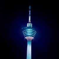 KL Tower at night