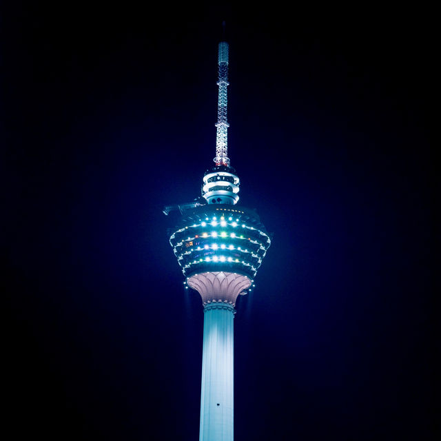 KL Tower at night