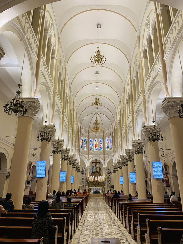 Pink Tan Dinh Church ⛪️ in Saigon 🇻🇳