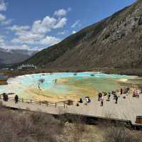 fantasy like ponds on a mountain