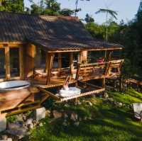 🌳ไปนอนบ้านไม้สไตล์ญี่ปุ่น ริมลำธาร อากาศดีๆ 