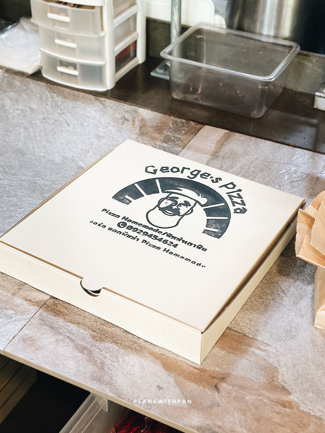 George’s Pizza (Pizza Homemade, พิซซ่าเตาฟืน) 🍕✨