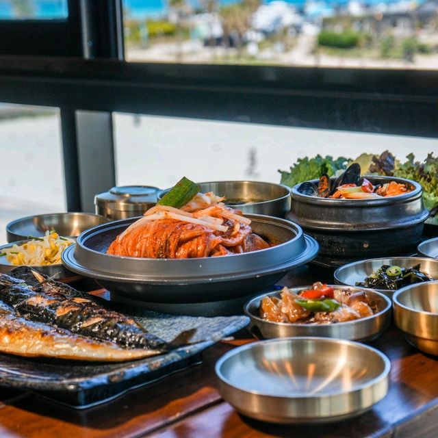 제주 여행  함덕 고등어쌈밥