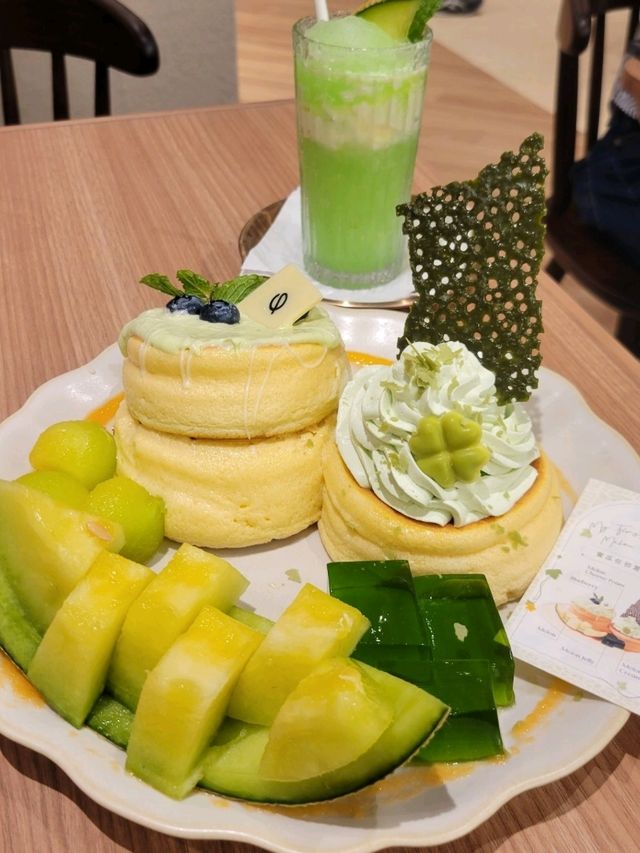 蜜瓜主題💚高顏值梳芙厘pancake🥞
