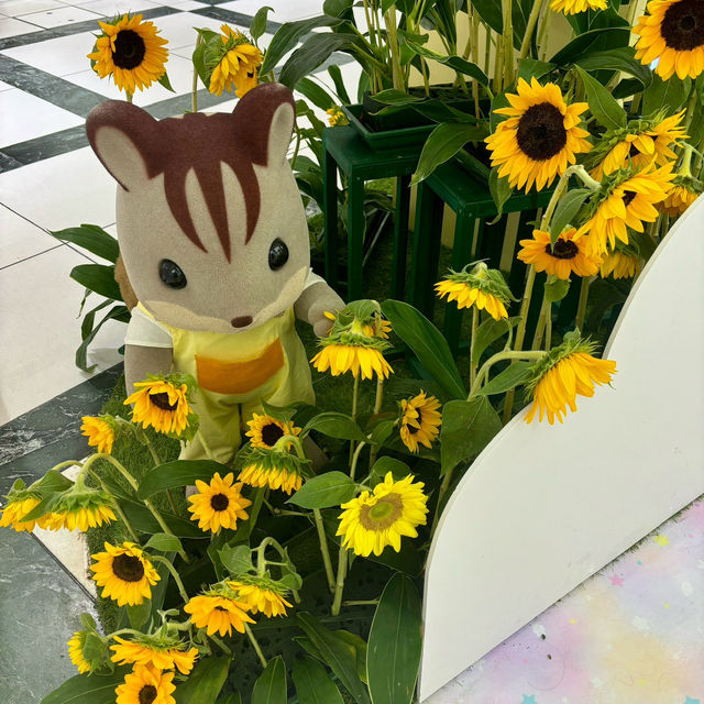 【梅田】1万7000本のひまわりとシルバニアファミリーがくれる幸せ💖