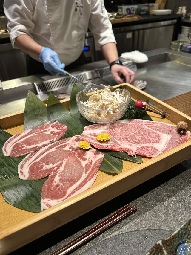 《日籍師傅主理鐵板燒》