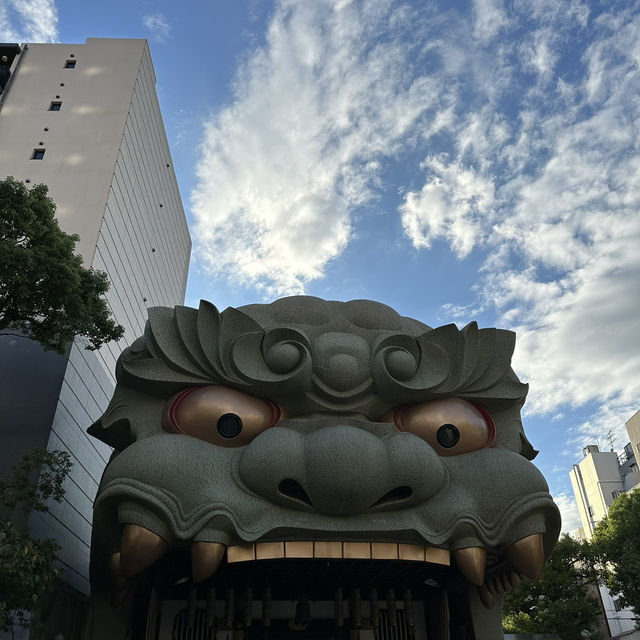 難波八阪神社 特色獅子殿