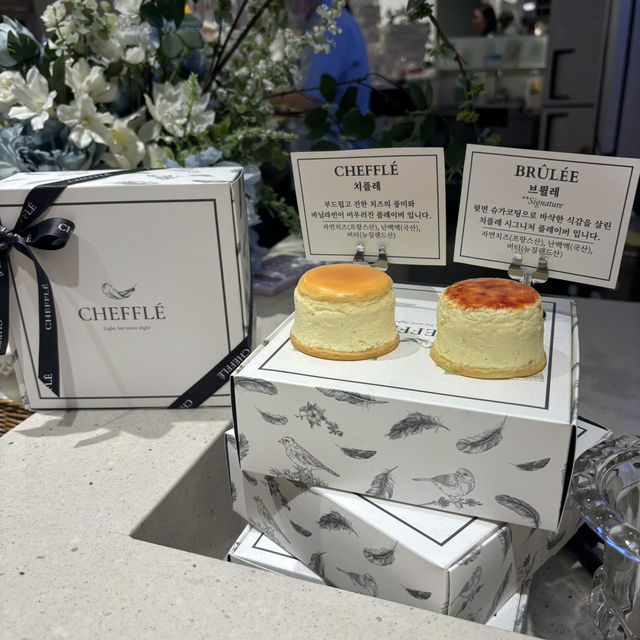 【韓国】ミニスフレチーズケーキ専門店🧀