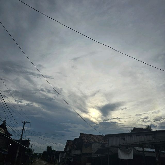 sunset and the twilight