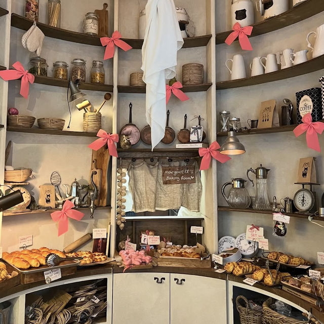 【韓国】可愛いリボンのパンで有名になったリボン尽くしのパン屋さん🎀