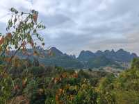 Xianggong Mountain 相公山 Yangshuo 阳朔县 in autumn colours