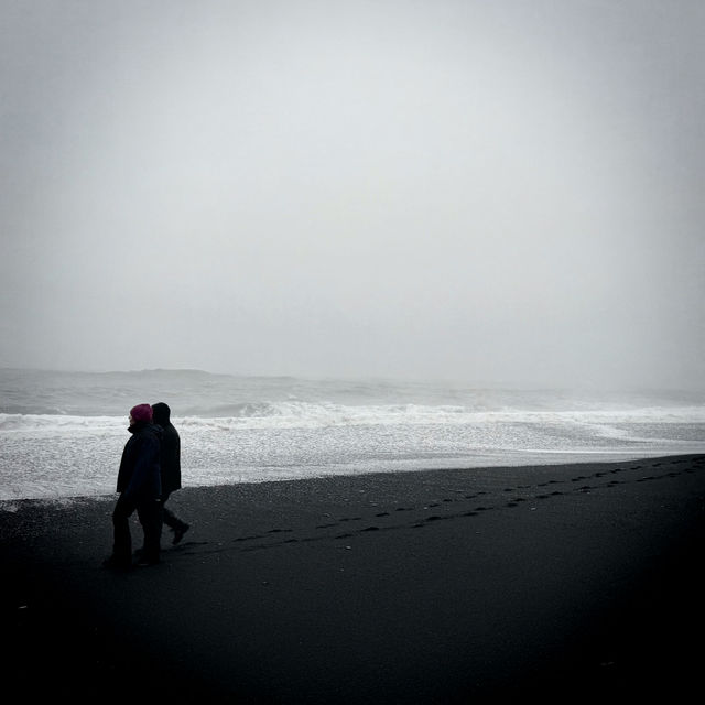 🇮🇸迷霧中的黑沙灘：冰島的神秘魅力之旅