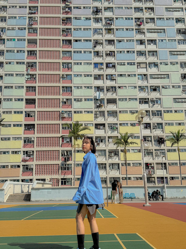 🇭🇰무지개 색감이 예쁜 홍콩 초이홍 아파트🇭🇰
