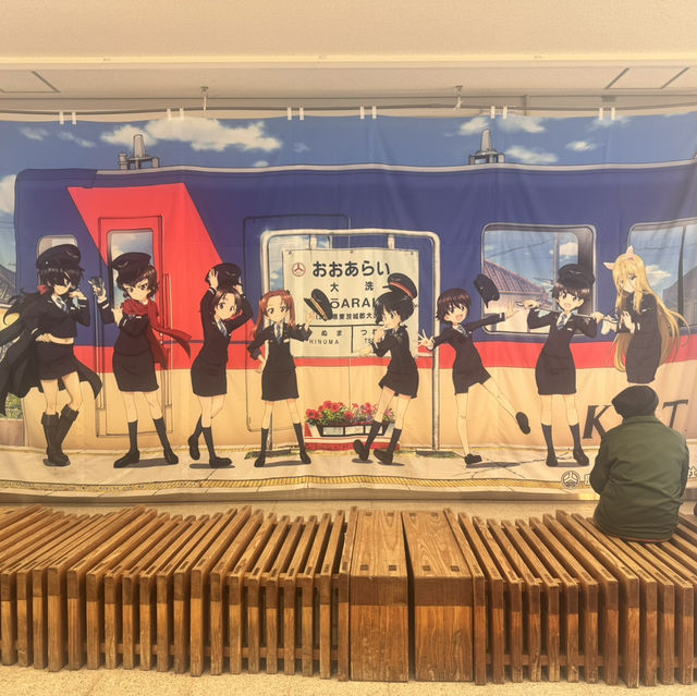 이바라키 오아라이역과 이소사키신사