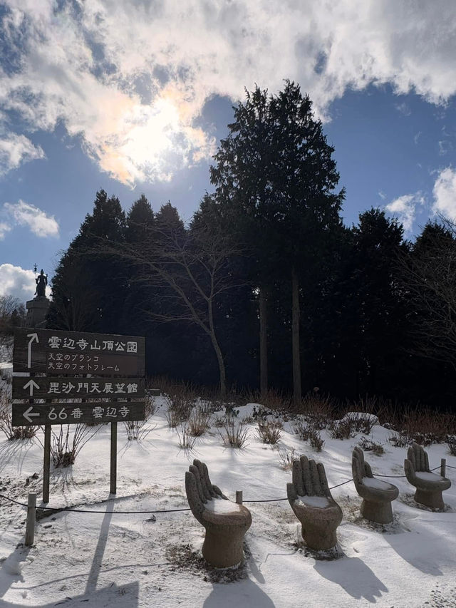 四國必去雲邊寺🥰高望瀨戶內海🙆🏻‍♀️超令雪景