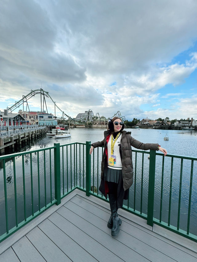 Fun family moment at Universal Studio Japan 