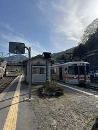 【長野】レトロな駅舎🚉沿線に梅が咲き誇る駅