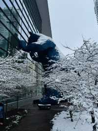 An iconic Blue Bear in Denver!