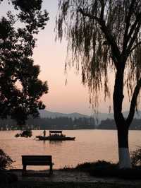 Sunset around West lake, Hangzhou