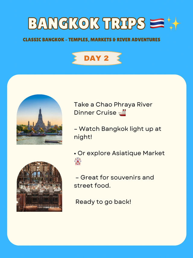 Bangkok itinerary 