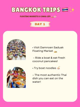 Bangkok itinerary 