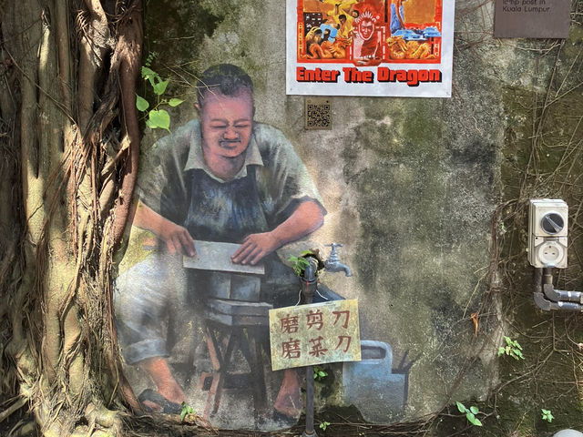 馬來西亞🇲🇾鬼仔巷特色壁畫 重現當時巷弄生活