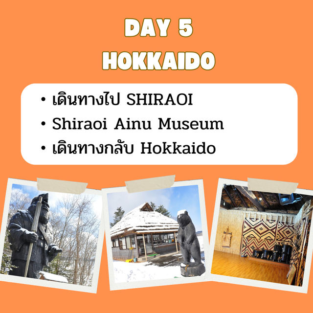 แจก แพลนเที่ยว ฮอกไกโด 6 วัน 4 คืน