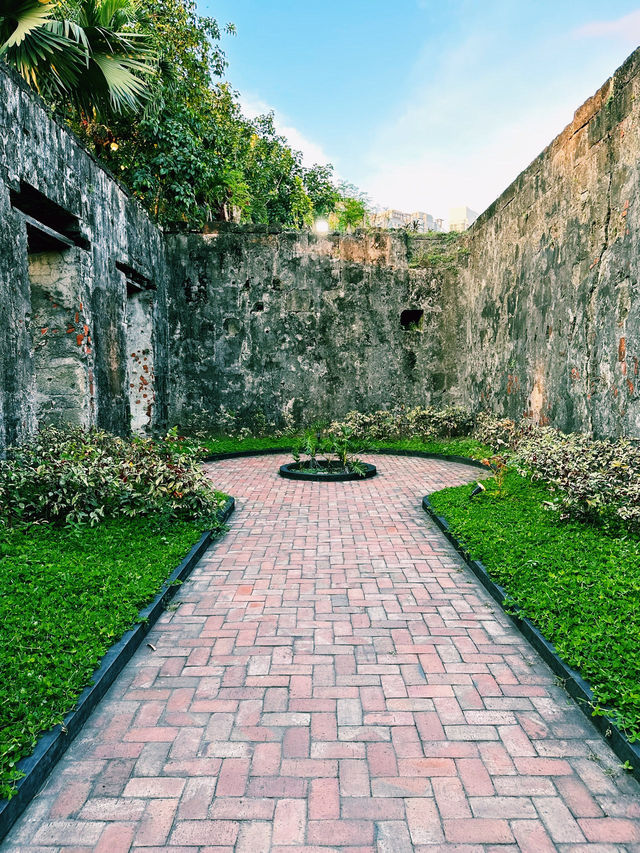 Golden Hour at Fort Santiago: A Step Back in Time