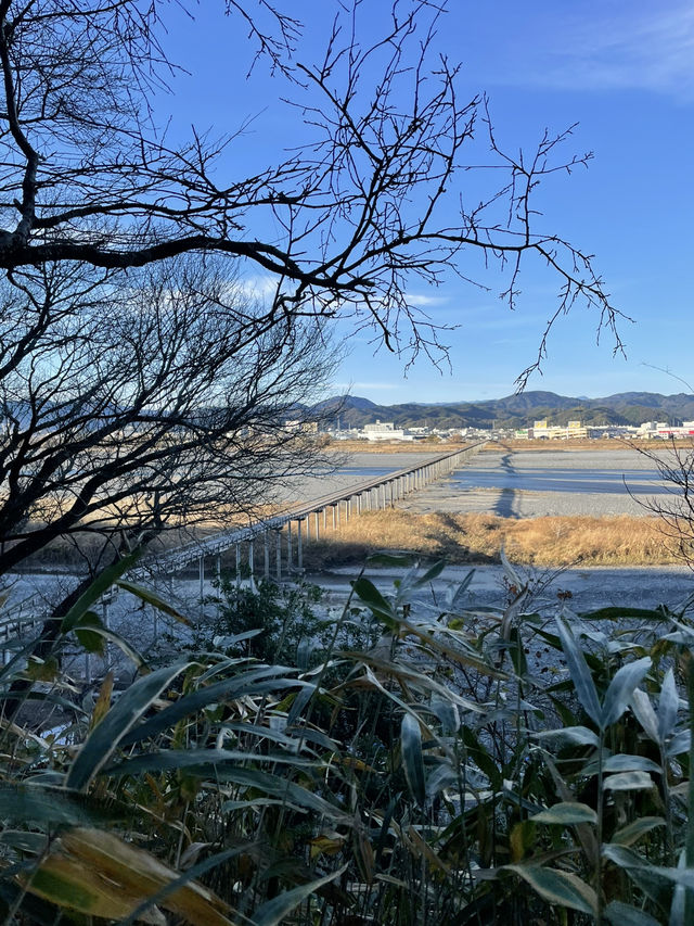 【静岡】897.4m⁈1879年に作られた日本一長い木造橋・蓬莱橋